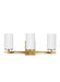 Myhouse Lighting Generation Lighting - 4424603EN3-848 - Three Light Wall / Bath - Alturas - Satin Brass