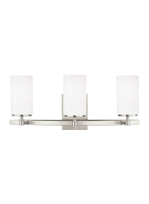 Myhouse Lighting Generation Lighting - 4424603EN3-962 - Three Light Wall / Bath - Alturas - Brushed Nickel