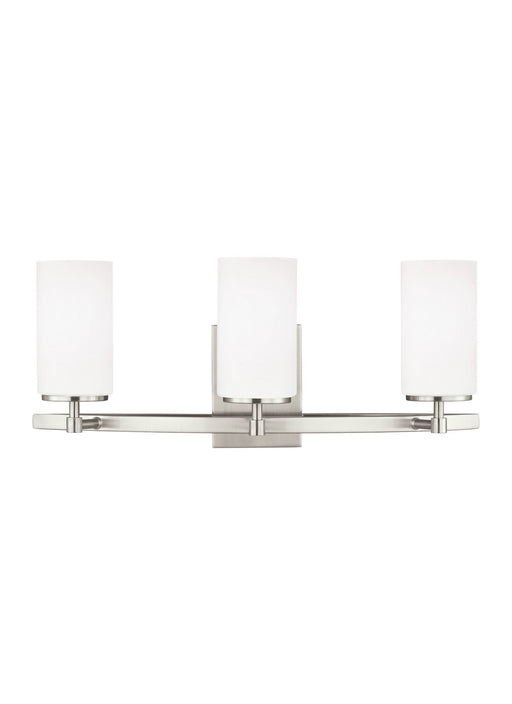 Myhouse Lighting Generation Lighting - 4424603EN3-962 - Three Light Wall / Bath - Alturas - Brushed Nickel