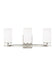 Myhouse Lighting Generation Lighting - 4424603EN3-962 - Three Light Wall / Bath - Alturas - Brushed Nickel