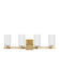 Myhouse Lighting Generation Lighting - 4424604EN3-848 - Four Light Wall / Bath - Alturas - Satin Brass