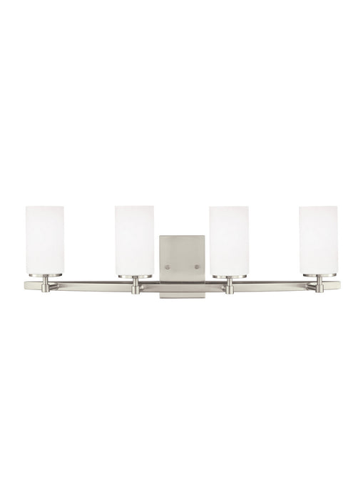 Myhouse Lighting Generation Lighting - 4424604EN3-962 - Four Light Wall / Bath - Alturas - Brushed Nickel