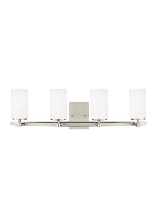 Myhouse Lighting Generation Lighting - 4424604EN3-962 - Four Light Wall / Bath - Alturas - Brushed Nickel