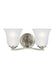 Myhouse Lighting Generation Lighting - 4439002EN3-962 - Two Light Wall / Bath - Emmons - Brushed Nickel