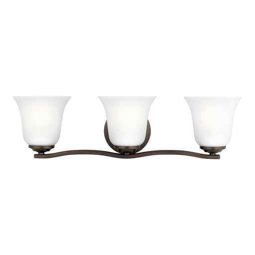 Myhouse Lighting Generation Lighting - 4439003-710 - Three Light Wall / Bath - Emmons - Bronze