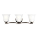 Myhouse Lighting Generation Lighting - 4439003-710 - Three Light Wall / Bath - Emmons - Bronze