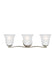 Myhouse Lighting Generation Lighting - 4439003EN3-962 - Three Light Wall / Bath - Emmons - Brushed Nickel