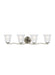 Myhouse Lighting Generation Lighting - 4439004-962 - Four Light Wall / Bath - Emmons - Brushed Nickel