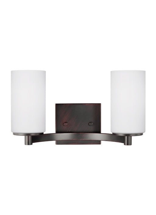 Myhouse Lighting Generation Lighting - 4439102-710 - Two Light Wall / Bath - Hettinger - Bronze