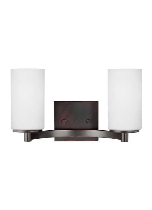 Myhouse Lighting Generation Lighting - 4439102EN3-710 - Two Light Wall / Bath - Hettinger - Bronze