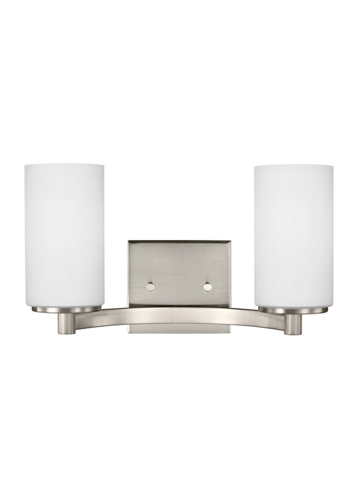 Myhouse Lighting Generation Lighting - 4439102EN3-962 - Two Light Wall / Bath - Hettinger - Brushed Nickel