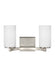 Myhouse Lighting Generation Lighting - 4439102EN3-962 - Two Light Wall / Bath - Hettinger - Brushed Nickel