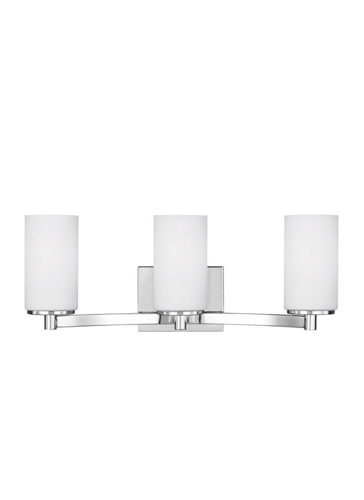 Myhouse Lighting Generation Lighting - 4439103-05 - Three Light Wall / Bath - Hettinger - Chrome