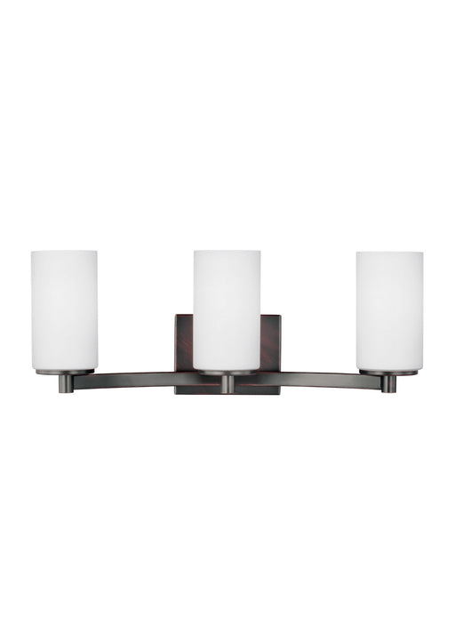 Myhouse Lighting Generation Lighting - 4439103EN3-710 - Three Light Wall / Bath - Hettinger - Bronze