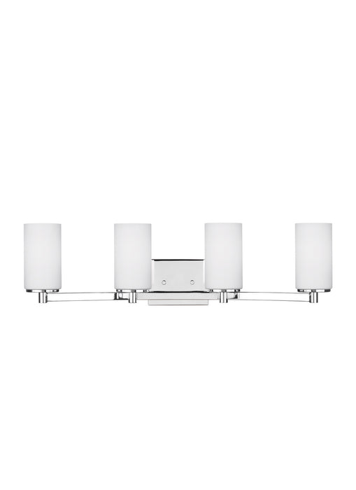 Myhouse Lighting Generation Lighting - 4439104-05 - Four Light Wall / Bath - Hettinger - Chrome