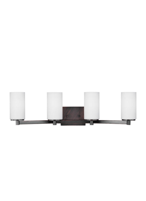 Myhouse Lighting Generation Lighting - 4439104EN3-710 - Four Light Wall / Bath - Hettinger - Bronze