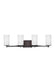 Myhouse Lighting Generation Lighting - 4439104EN3-710 - Four Light Wall / Bath - Hettinger - Bronze