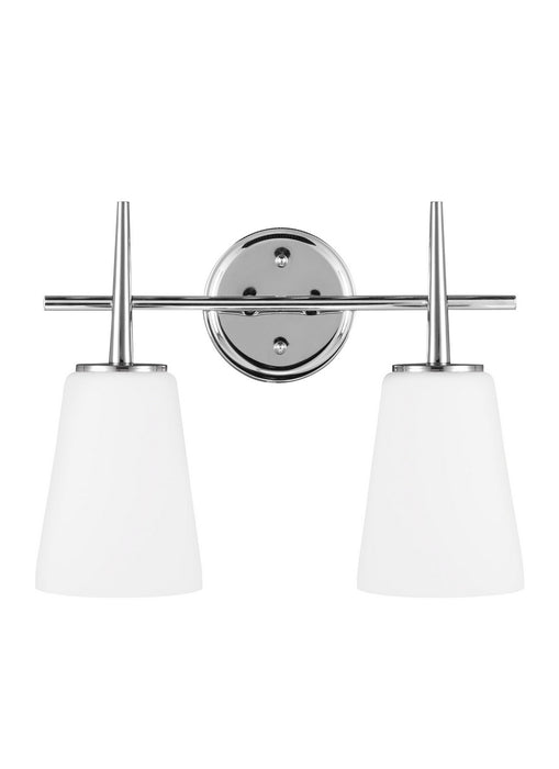 Myhouse Lighting Generation Lighting - 4440402EN3-05 - Two Light Wall / Bath - Driscoll - Chrome