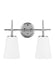 Myhouse Lighting Generation Lighting - 4440402EN3-05 - Two Light Wall / Bath - Driscoll - Chrome