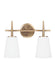 Myhouse Lighting Generation Lighting - 4440402EN3-848 - Two Light Wall / Bath - Driscoll - Satin Brass