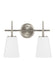 Myhouse Lighting Generation Lighting - 4440402EN3-962 - Two Light Wall / Bath - Driscoll - Brushed Nickel