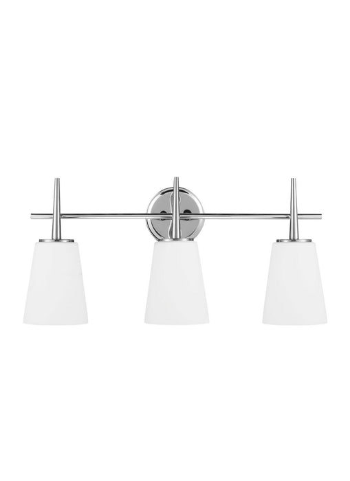 Myhouse Lighting Generation Lighting - 4440403EN3-05 - Three Light Wall / Bath - Driscoll - Chrome