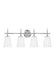 Myhouse Lighting Generation Lighting - 4440404EN3-05 - Four Light Wall / Bath - Driscoll - Chrome