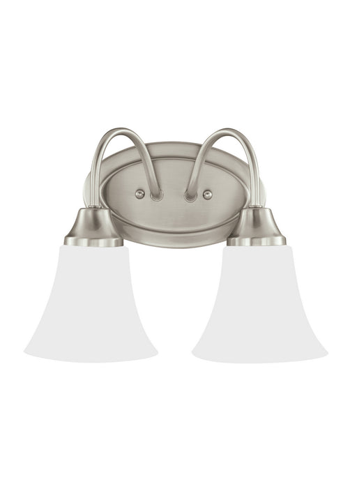 Myhouse Lighting Generation Lighting - 44806EN3-962 - Two Light Wall / Bath - Holman - Brushed Nickel