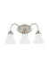 Myhouse Lighting Generation Lighting - 44807EN3-962 - Three Light Wall / Bath - Holman - Brushed Nickel