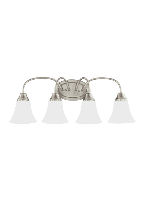 Myhouse Lighting Generation Lighting - 44808EN3-962 - Four Light Wall / Bath - Holman - Brushed Nickel