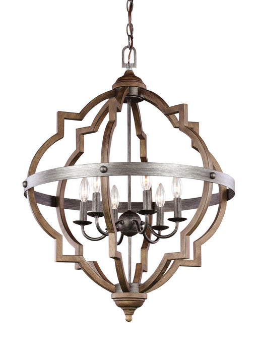 Myhouse Lighting Generation Lighting - 5124906EN-846 - Six Light Hall / Foyer - Socorro - Stardust