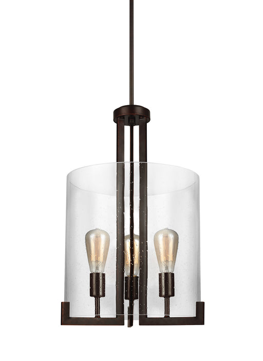 Myhouse Lighting Generation Lighting - 5126003-710 - Three Light Hall / Foyer Pendant - Dawes - Bronze