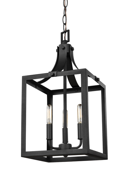 Myhouse Lighting Generation Lighting - 5140603-12 - Three Light Hall / Foyer Pendant - Labette - Black