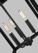 Myhouse Lighting Generation Lighting - 5240603-12 - Three Light Hall / Foyer Pendant - Labette - Black