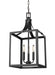 Myhouse Lighting Generation Lighting - 5240603-12 - Three Light Hall / Foyer Pendant - Labette - Black