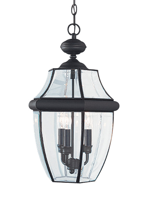 Myhouse Lighting Generation Lighting - 6039EN-12 - Three Light Outdoor Pendant - Lancaster - Black