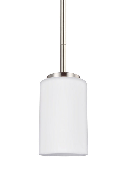 Myhouse Lighting Generation Lighting - 61160EN3-962 - One Light Mini-Pendant - Oslo - Brushed Nickel