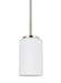 Myhouse Lighting Generation Lighting - 61160EN3-962 - One Light Mini-Pendant - Oslo - Brushed Nickel