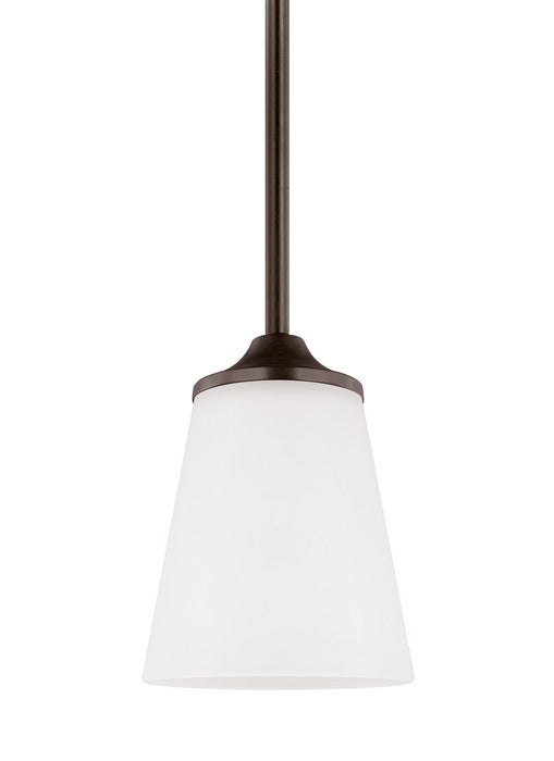 Myhouse Lighting Generation Lighting - 6124501EN3-710 - One Light Mini-Pendant - Hanford - Bronze