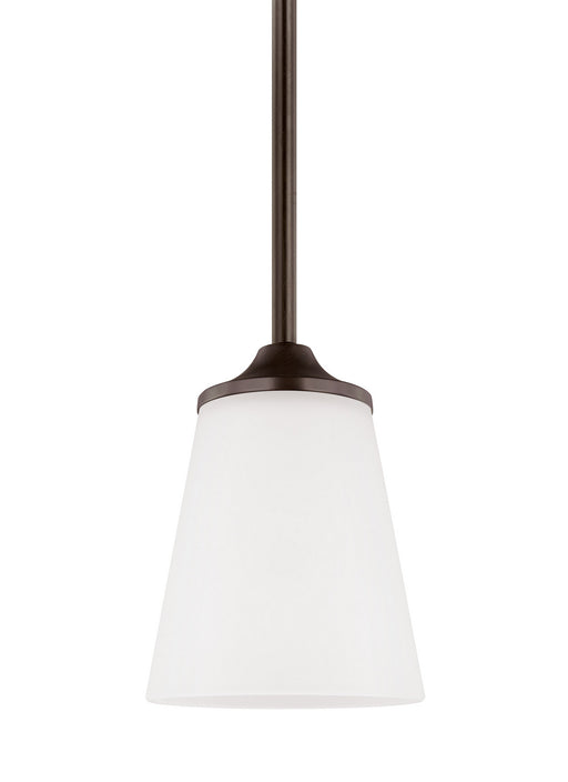 Myhouse Lighting Generation Lighting - 6124501EN3-710 - One Light Mini-Pendant - Hanford - Bronze