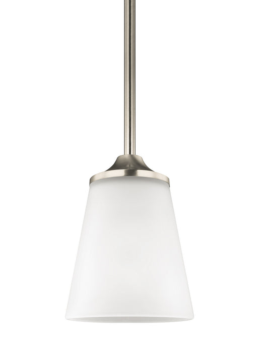 Myhouse Lighting Generation Lighting - 6124501EN3-962 - One Light Mini-Pendant - Hanford - Brushed Nickel