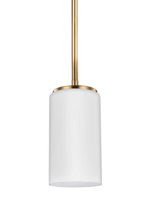 Myhouse Lighting Generation Lighting - 6124601-848 - One Light Mini-Pendant - Alturas - Satin Brass