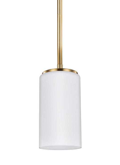 Myhouse Lighting Generation Lighting - 6124601EN3-848 - One Light Mini-Pendant - Alturas - Satin Brass