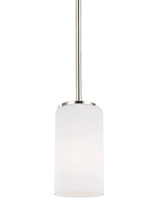 Myhouse Lighting Generation Lighting - 6124601EN3-962 - One Light Mini-Pendant - Alturas - Brushed Nickel