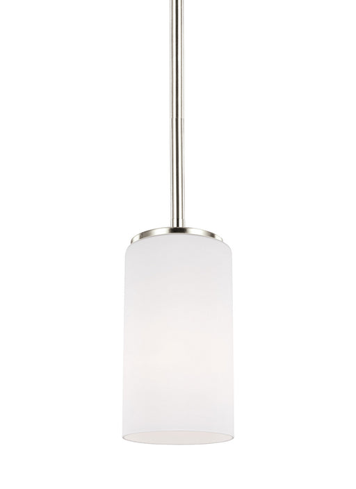 Myhouse Lighting Generation Lighting - 6124601EN3-962 - One Light Mini-Pendant - Alturas - Brushed Nickel