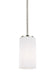 Myhouse Lighting Generation Lighting - 6124601EN3-962 - One Light Mini-Pendant - Alturas - Brushed Nickel