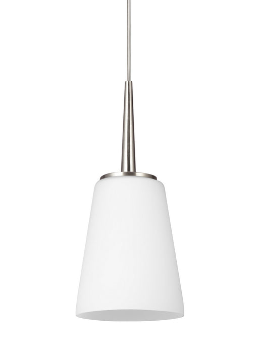 Myhouse Lighting Generation Lighting - 6140401EN3-962 - One Light Mini-Pendant - Driscoll - Brushed Nickel