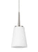 Myhouse Lighting Generation Lighting - 6140401EN3-962 - One Light Mini-Pendant - Driscoll - Brushed Nickel