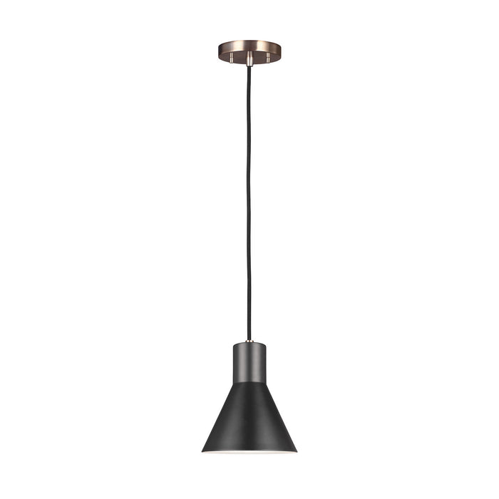 Myhouse Lighting Generation Lighting - 6141301-848 - One Light Mini-Pendant - Towner - Satin Brass