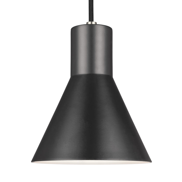 Myhouse Lighting Generation Lighting - 6141301-962 - One Light Mini-Pendant - Towner - Brushed Nickel